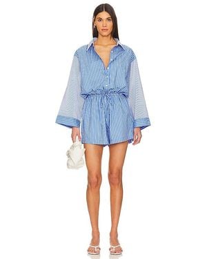 Faithfull the Brand Capaci Playsuit - Blue