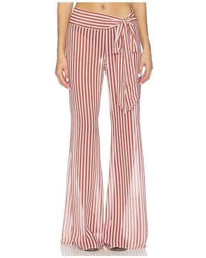 Bananhot Bowie Wide Leg Trousers - Red