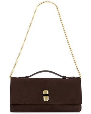 FAVORITE DAUGHTER The Suede Heirloom Clutch Bag - White