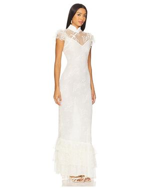 sau lee coraline lace dress Sau Lee Coraline Lace Midi Dress, Seafoam