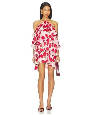 Elliatt Vestido Melia En Color Rosado Talla (También En S, Xs) - Rojo