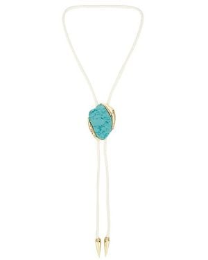 Ettika Drift Bolo Necklace - Blue