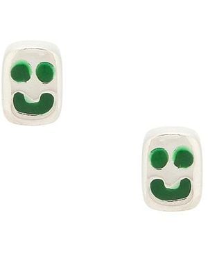 MAPLE Ohrringe Smiley - Blau