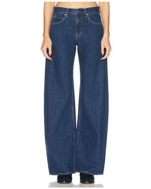 GRLFRND Rory Short Rise Baggy - Blue