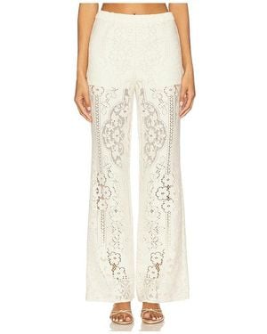 Sea Arianna Lace Trousers - White