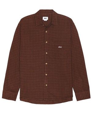 Obey Bigwig Knox Shirt - Brown