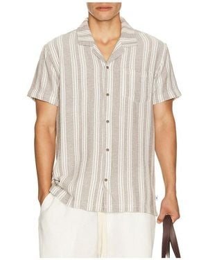 Vintage Summer Hemd Weave - Weiß
