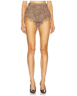 The Dolls House Kata Micro Shorts En Talla En - Marrón