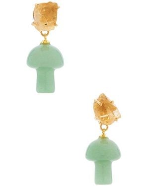 DANNIJO Esther Earrings - Green