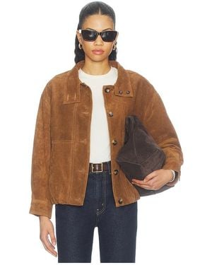Heartloom Larissa Suede Jacket - Blue