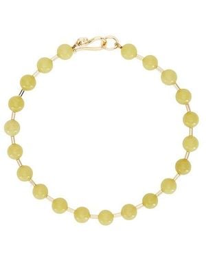 Eddie Borgo Beaded Ball Chain Necklace - Green