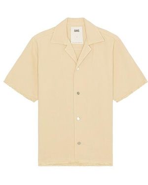 Oas Bodega Canvas Camp Shirt - White