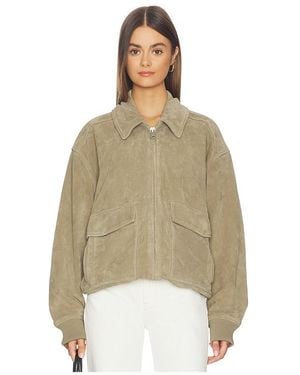 Citizens of Humanity Vivienne Suede Jacket - Natural