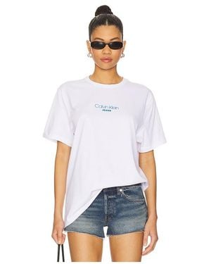 Calvin Klein Shirt Acid - Weiß