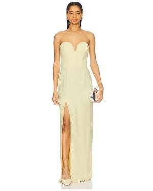 Amanda Uprichard X Revolve Cherri Gown - Metallic