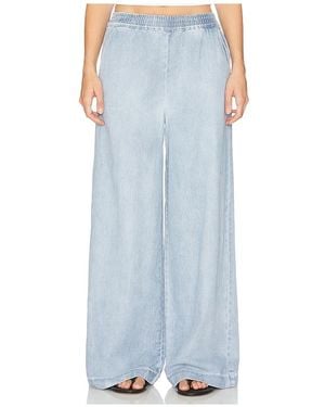 FAVORITE DAUGHTER The Malibu Wide Leg Trousers - Blue