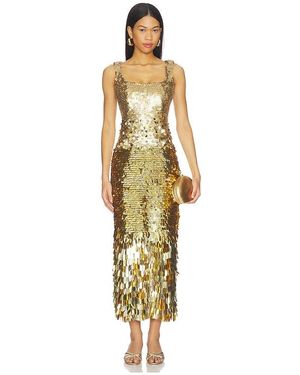 Rachel Gilbert Remy Dress - Metallic
