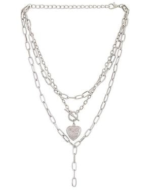 petit moments Harp Necklace - White