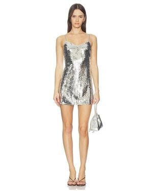 retroféte Tula Sequin Dress - Metallic