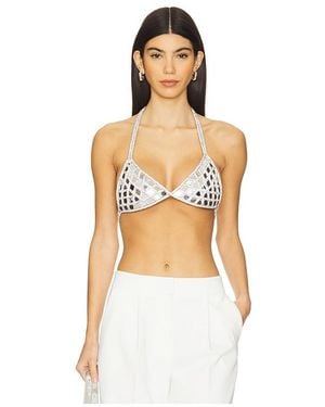 Nue Studio Mirror Triangle Bra - White