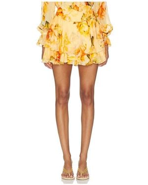 Hemant & Nandita Mini Skirt - Yellow