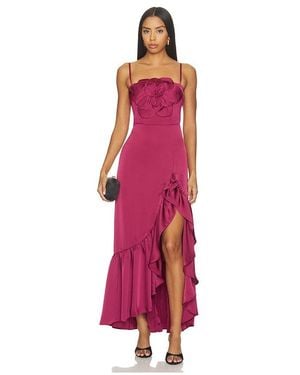 Yumi Kim Maxivestido Kalu En Talla (También En M, S, Xl, Xs) - Rojo