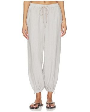 L'Agence 'Agence Mariko Jogger With Zipper - White