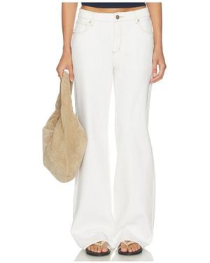 A.Brand Pierna Ancha 99 En Color Ivory Talla (También En 26, 25, 28, 29, 31, 32, 33, 34) - Blanco