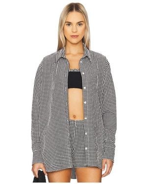 Hunza G Oversized Shirt - Mehrfarbig