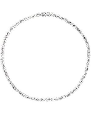 Shashi Kalista Pave Necklace - Metallic