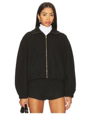 Amanda Uprichard Como Bomber Jacket - Black