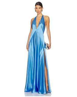 Michael Lo Sordo Alexandra Maxi Dress - Blue