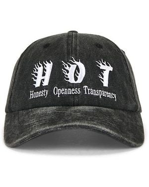 JUNGLES JUNGLES Hot Distressed Cap - Black