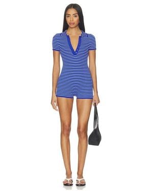 MORE TO COME Clementine Romper - Blue
