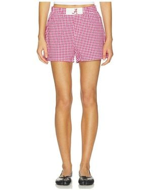 Hype and Vice Alabama Gameday Gingham Short En Color Rojo Talla (También En Xs, S, M) - Rosa