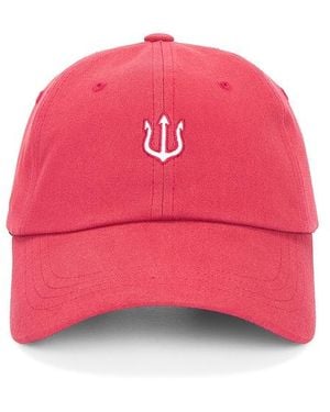 VERUTUM Trident Symbol Logo Cap - Pink