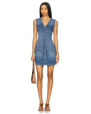 DL1961 Vest Mini Dress - Blue