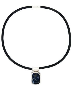 Shashi Clementine Cord Necklace - Black