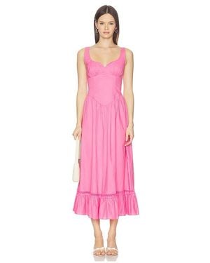 Peixoto Liam Midi Dress - Pink