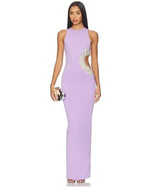 Bronx and Banco Camila Cutout Maxi Dress - Purple