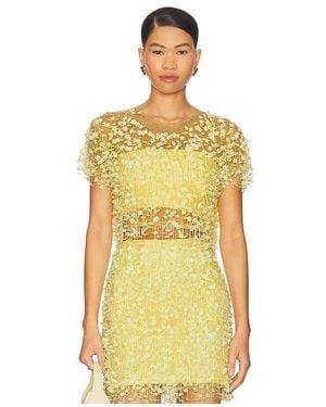 Mariandree Gaitan Thaylu Top - Yellow