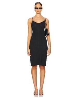 Cou Cou Intimates The Midi Slip Dress - Black