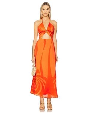 ViX Aurea Long Dress - Orange