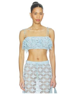 Waimari Nilo Top En Color Azul Talla (También En S)