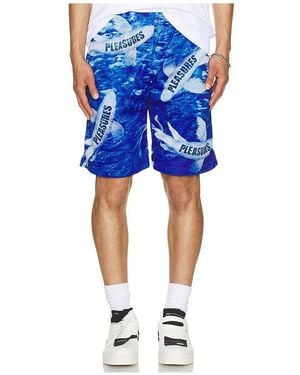 Pleasures Koi Mesh Shorts - Blue