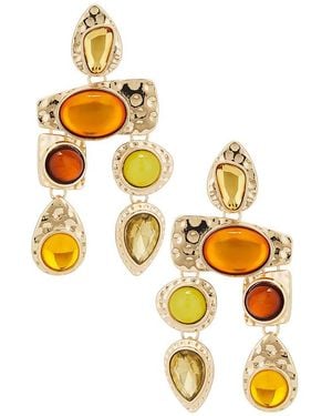 petit moments Ohrhänger Stone - Mettallic