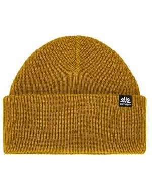 Autumn Headwear Simple ビーニー - イエロー