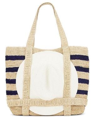 Hat Attack Bolsa De Viaje De Paja Original En Color Neutral Talla - Neutro