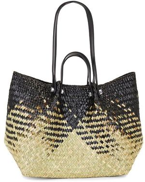 AllSaints Allington Straw Tote - Multicolour