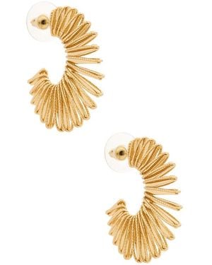 BaubleBar Callista Sunburst Earrings - Metallic
